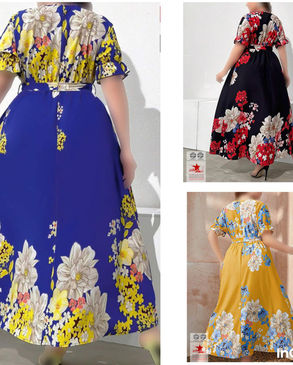 پیراهن مجلسی سایز بزرگ کد 2906