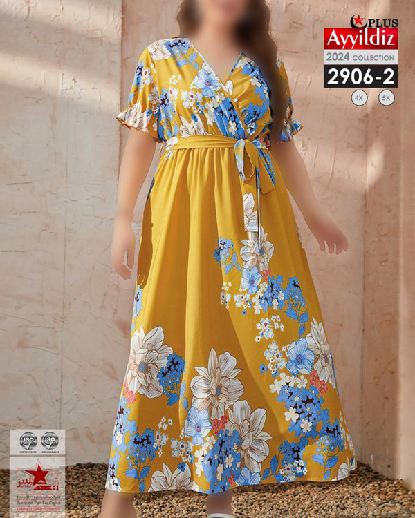 پیراهن مجلسی سایز بزرگ کد 2906