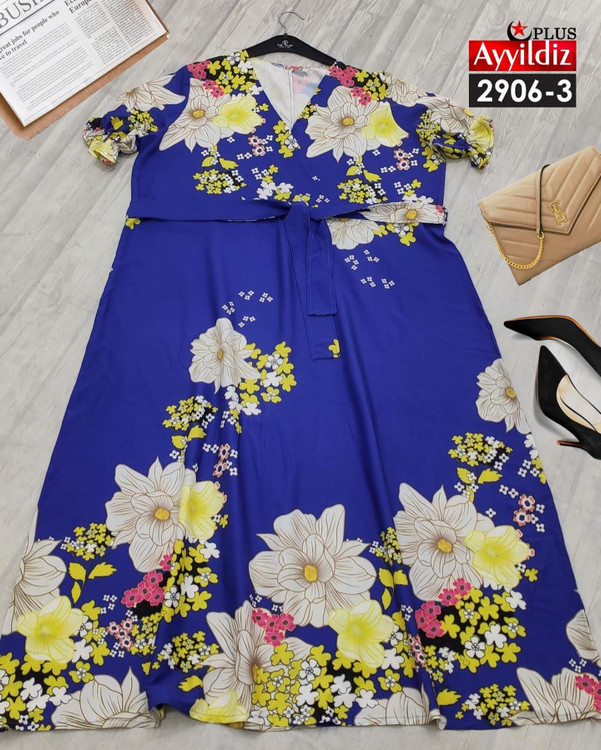 پیراهن مجلسی سایز بزرگ کد 2906