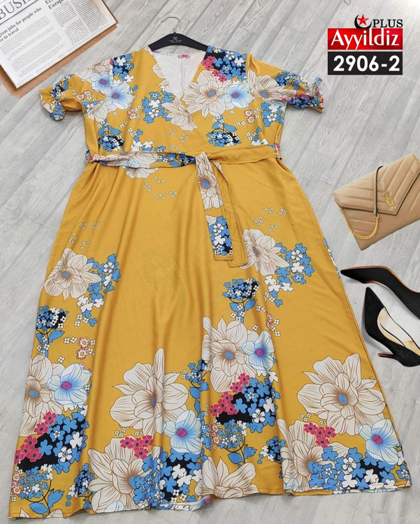 پیراهن مجلسی سایز بزرگ کد 2906