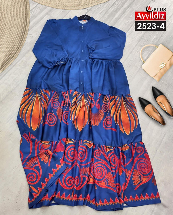 پیراهن مجلسی سایز بزرگ کد 2523