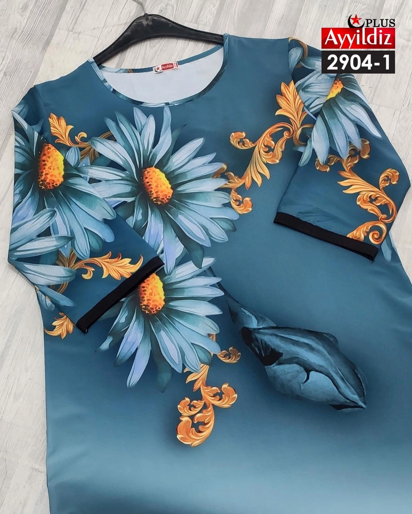 پیراهن ساحلی زنانه سایز بزرگ کد 2699