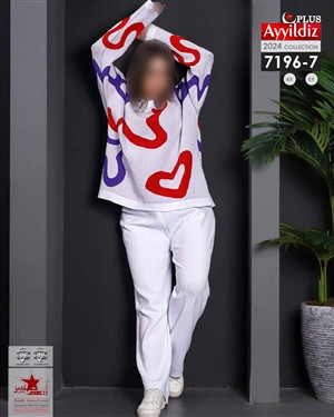 ست بلوز شلوار بافت پاییزه کد 7195