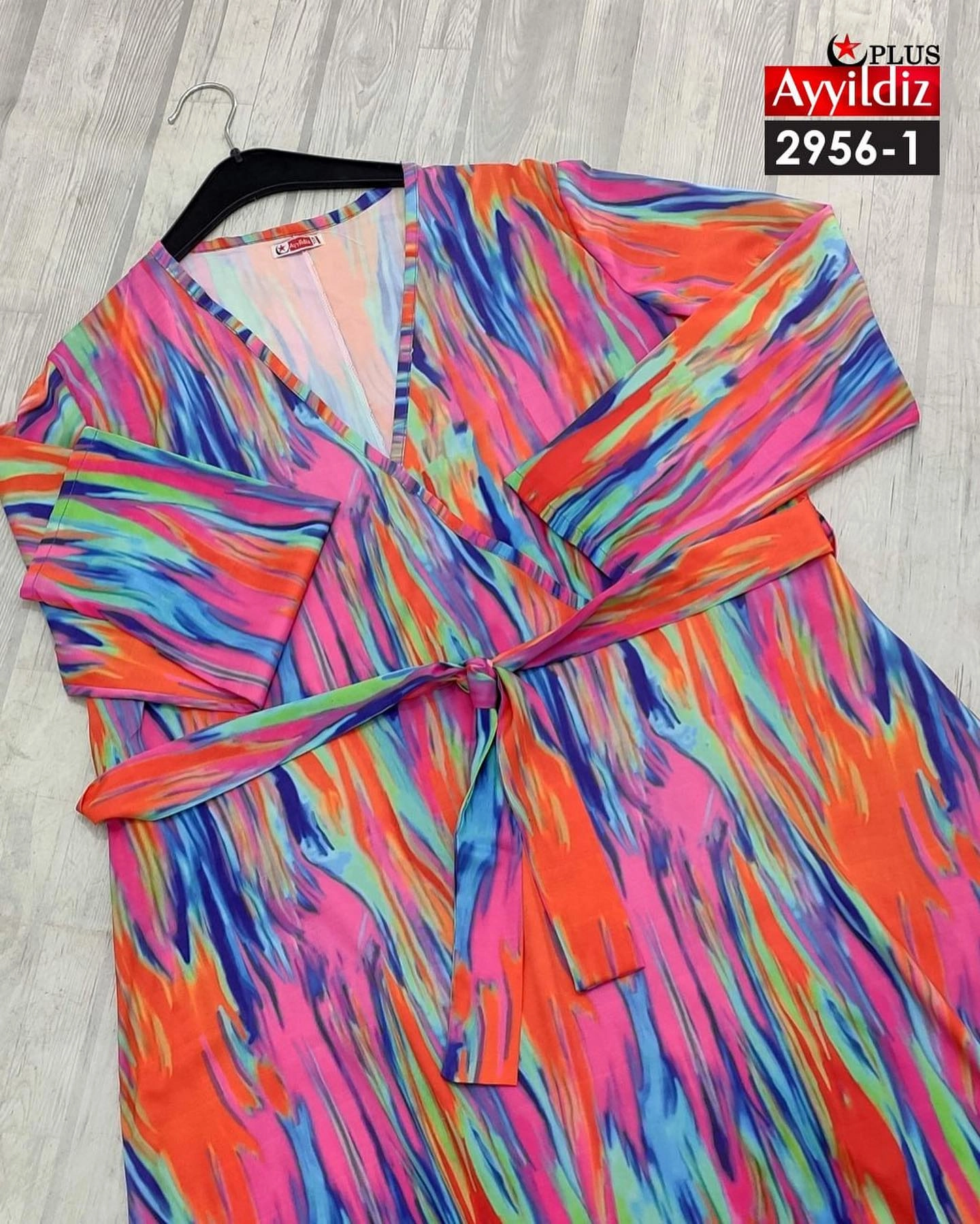 پیراهن مجلسی زنانه سایز بزرگ کد 2956