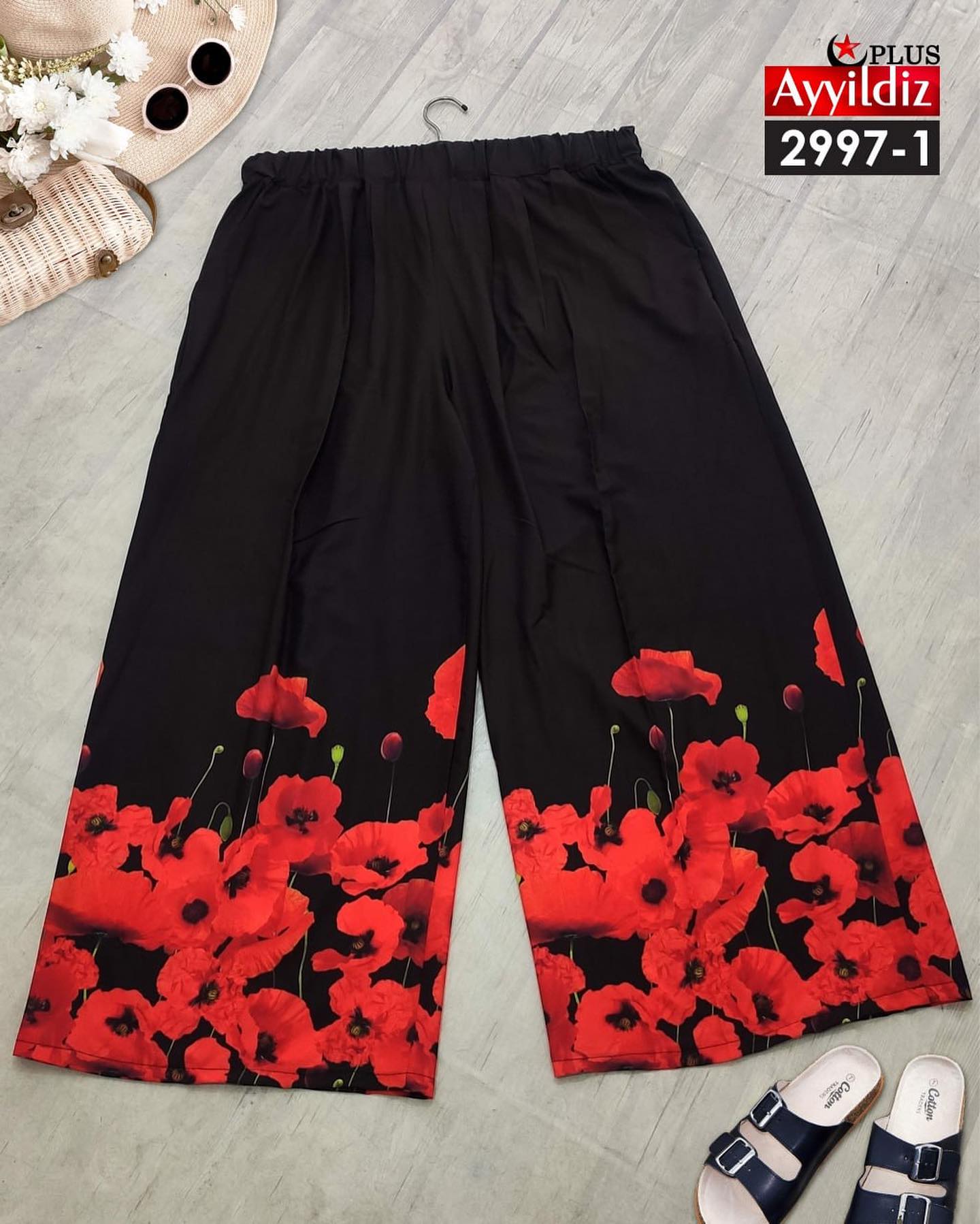 شلوار کلاسیک مجلسی زنانه سایز بزرگ کد 2997