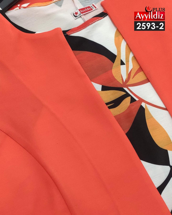 کت و سارافون سایز بزرگ زنانه کد 2593