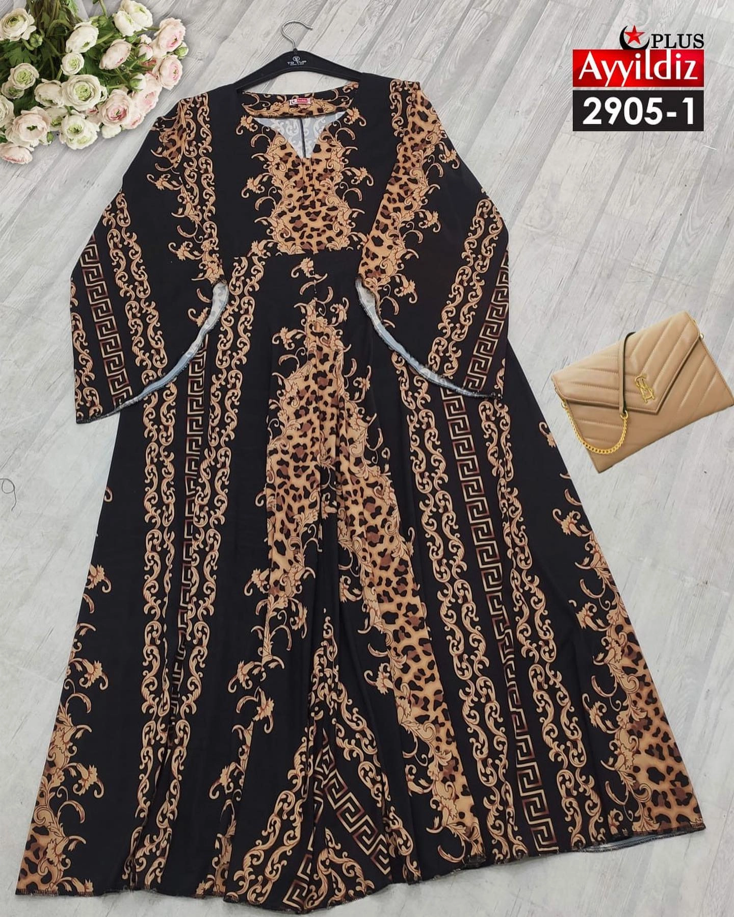 پیراهن مجلسی زنانه سایز بزرگ کد 2905