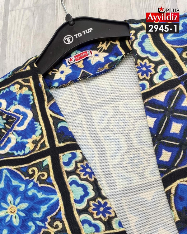 کت پائیزه زنانه سایز بزرگ کد 2945