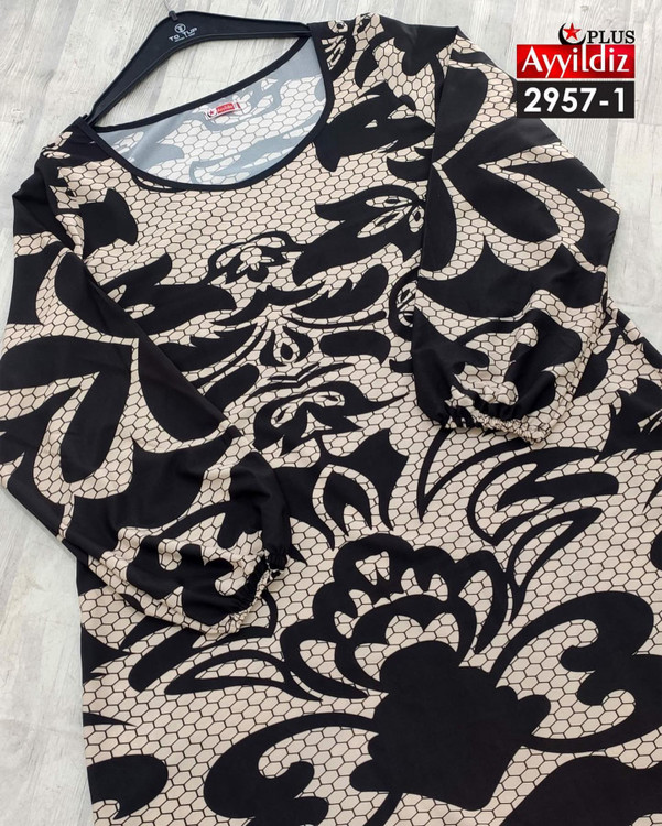 پیراهن مجلسی زنانه بیگ سایز کد 2957