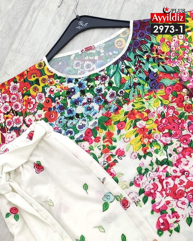 ست بلوز شلوار مجلسی سایز بزرگ کد 2973
