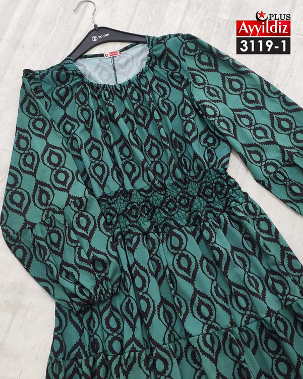 پیراهن مجلسی زنانه سایز بزرگ کد 3119