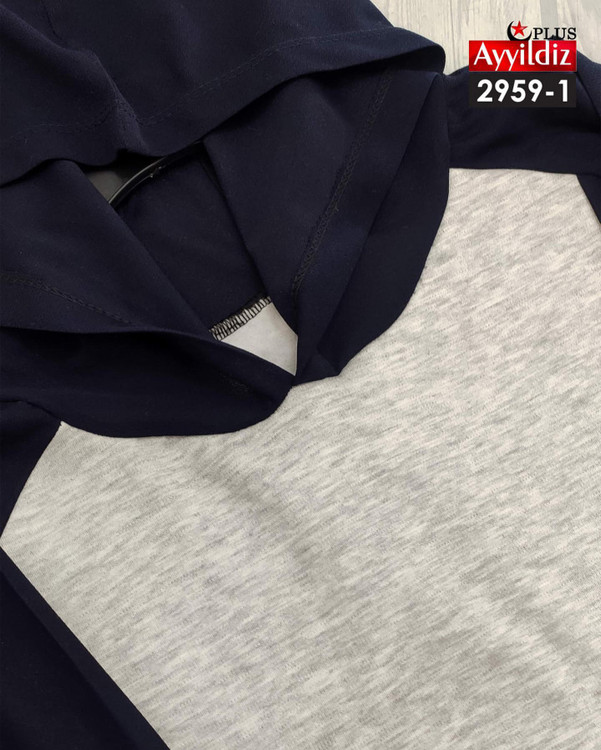 هودی لانگ /مانتویی/پیراهنی زنانه سایز بزرگ کد 2959