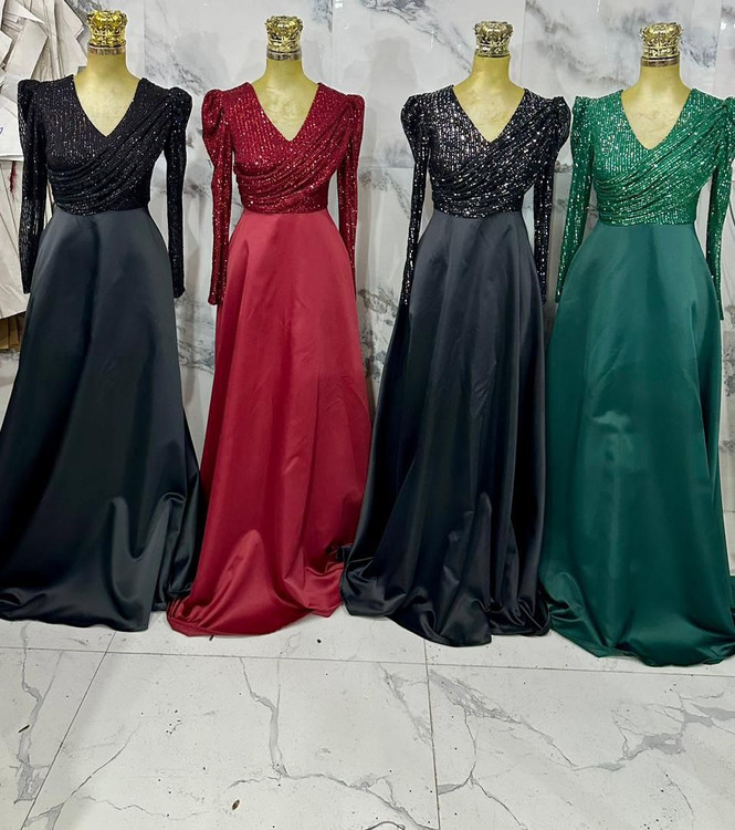 لباس مجلسی و شب ماکسی مدل سورنا