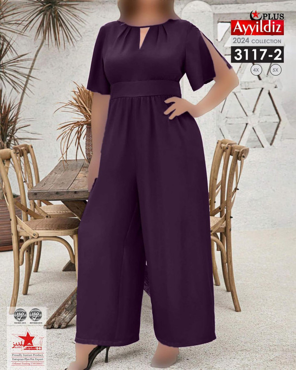 سرهمی مجلسی زنانه سایز بزرگ کد 3117