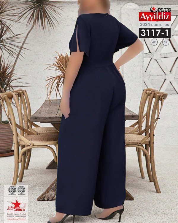 سرهمی مجلسی زنانه سایز بزرگ کد 3117