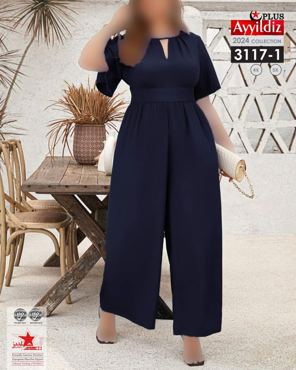 سرهمی مجلسی زنانه سایز بزرگ کد 3117