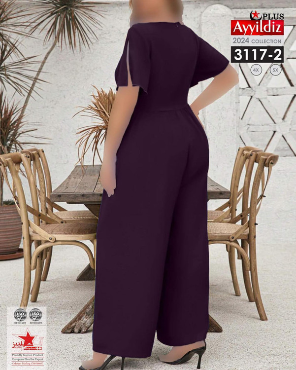 سرهمی مجلسی زنانه سایز بزرگ کد 3117