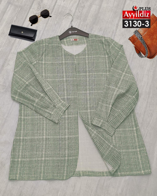 کت مجلسی پائیزه زنانه سایز بزرگ کد 3130