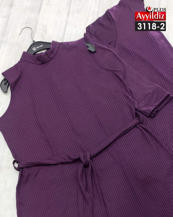 رویه و سارافون زنانه مجلسی سایز بزرگ کد 3118