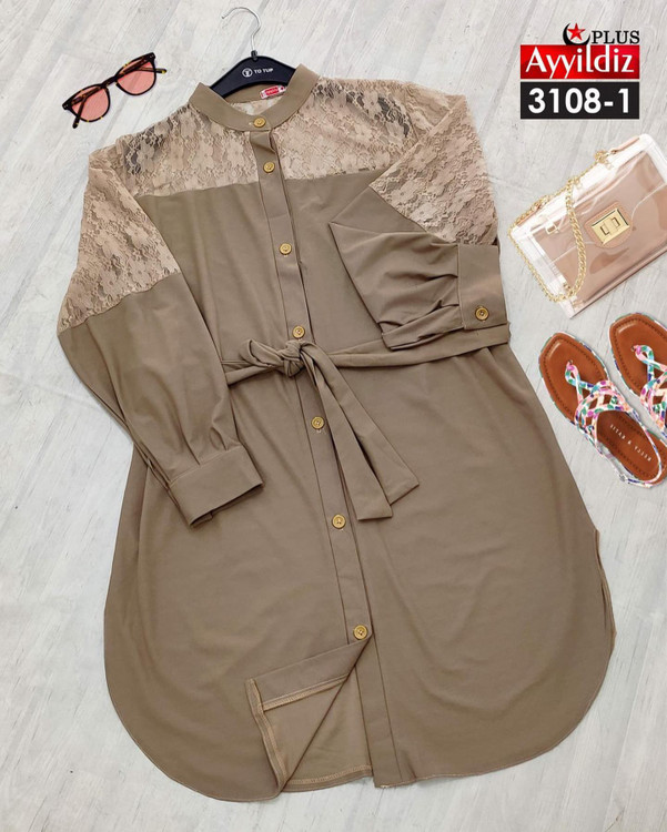 تونیک مجلسی زنانه سایز بزرگ کد 3108