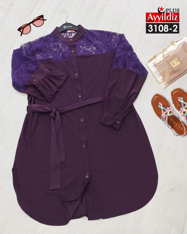 تونیک مجلسی زنانه سایز بزرگ کد 3108