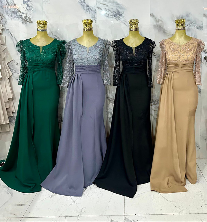 لباس مجلسی و شب ماکسی مدل دلاریس