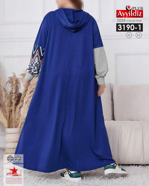 هودی لانگ خاص زنانه سایز بزرگ کد 3190