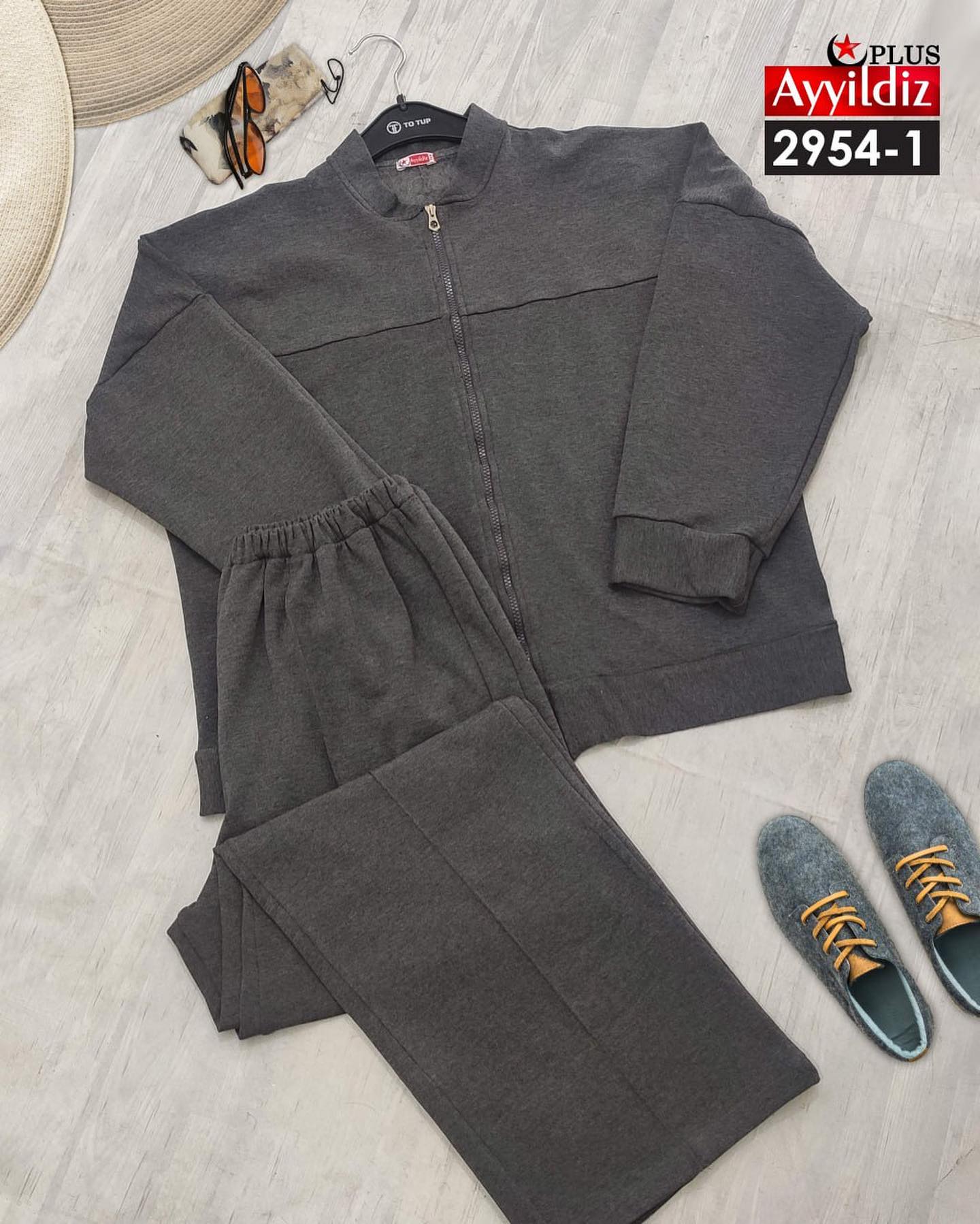 سیوشرت شلوار کرکدار سایز بزرگ کد 2954