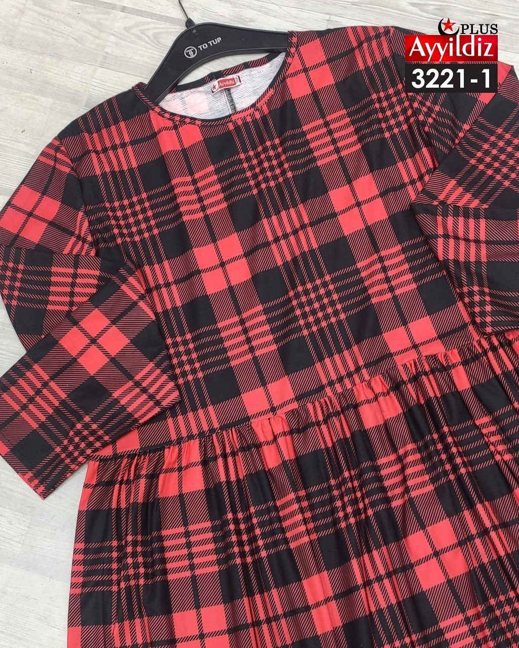 تونیک خاص کریسمس سایز بزرگ کد 3221