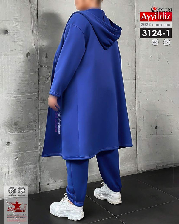 سیوشرت شلوار اسپورت زنانه سایز بزرگ کد 3124