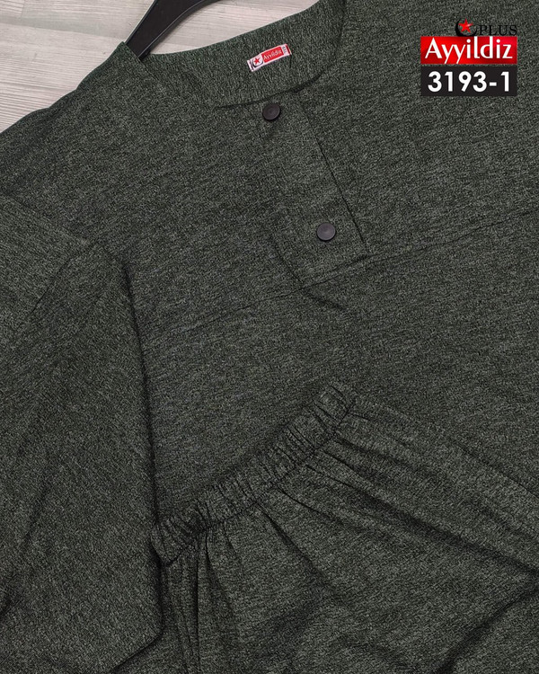 ست بلوز شلوار پاییزه سایز بزرگ کد 3193