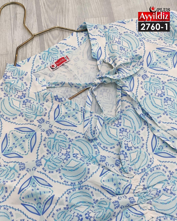 پیراهن مجلسی زنانه سایز بزرگ کد 2760