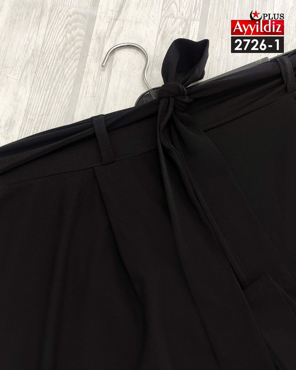 شلوار کلاسیک مجلسی زنانه سایز بزرگ کد 2726