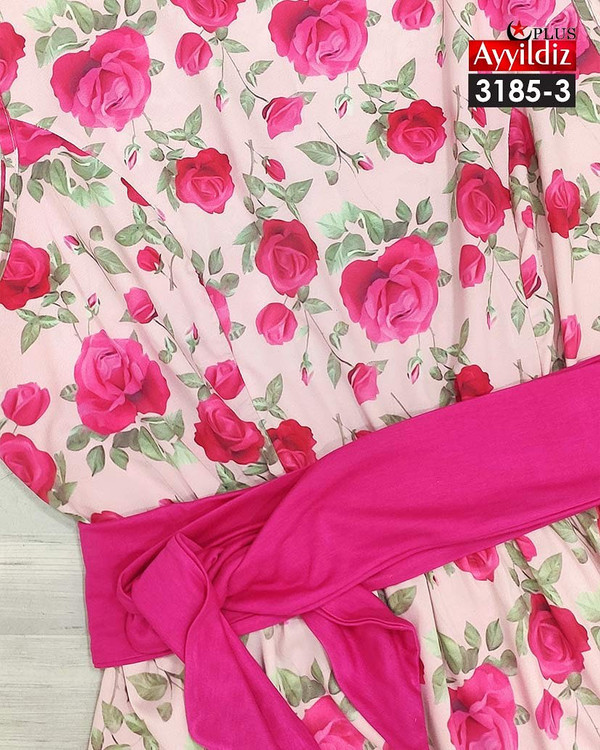 پیراهن عروسکی زنانه سایز بزرگ کد 3185