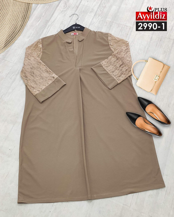 تونیک مجلسی زنانه سایز بزرگ کد 2990