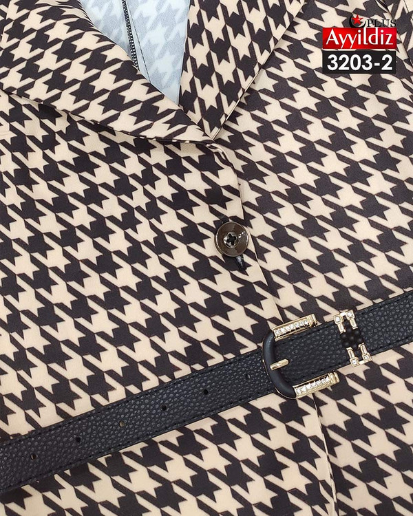 کت مجلسی پائیزه زنانه سایز بزرگ کد 3203