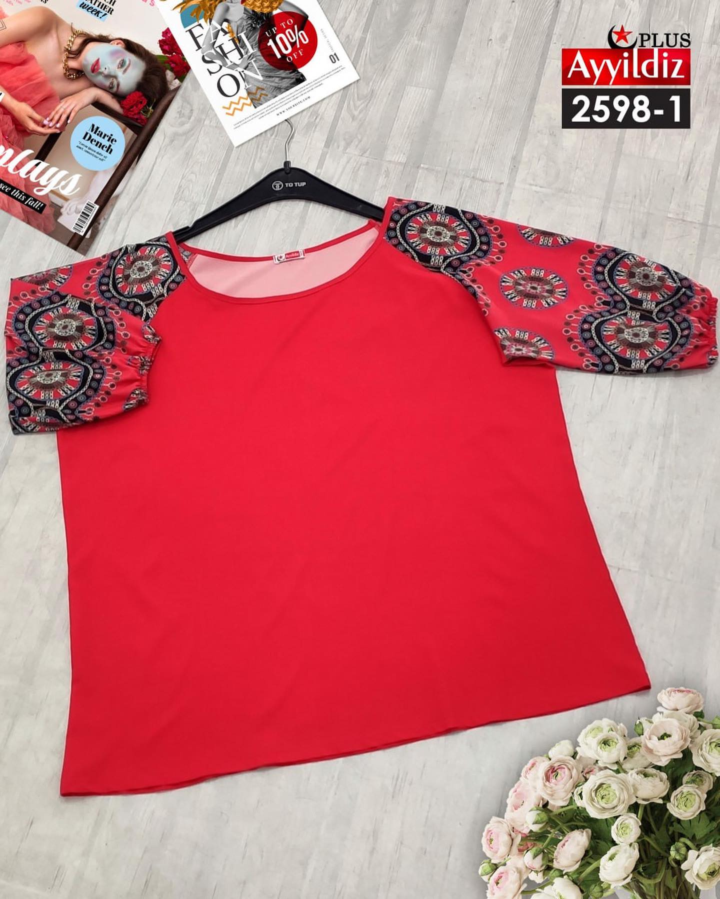 شومیز مجلسی زنانه سایز بزرگ کد 2598
