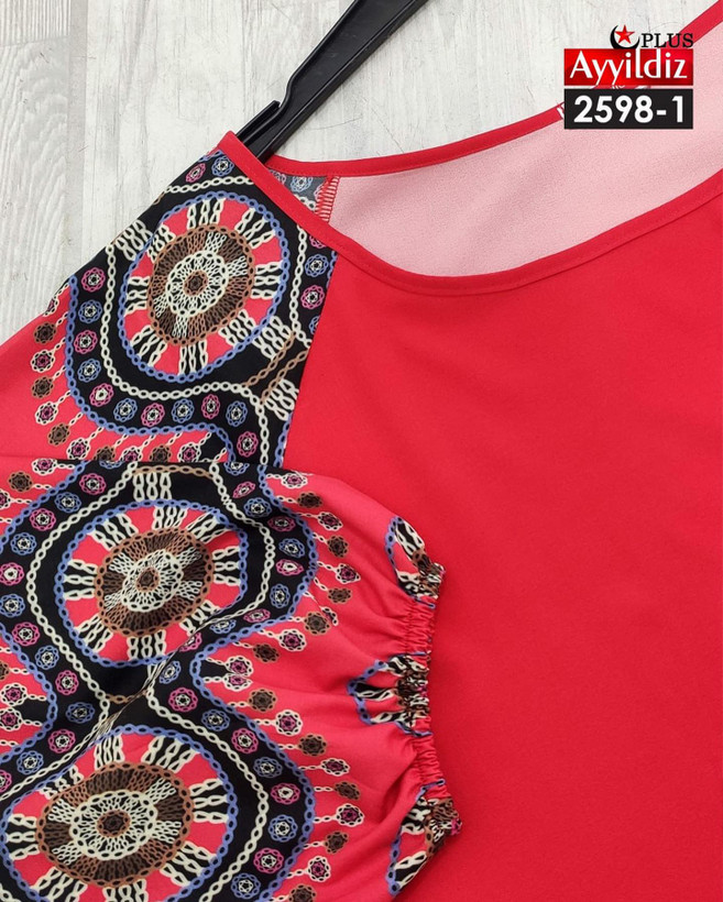 شومیز مجلسی زنانه سایز بزرگ کد 2598