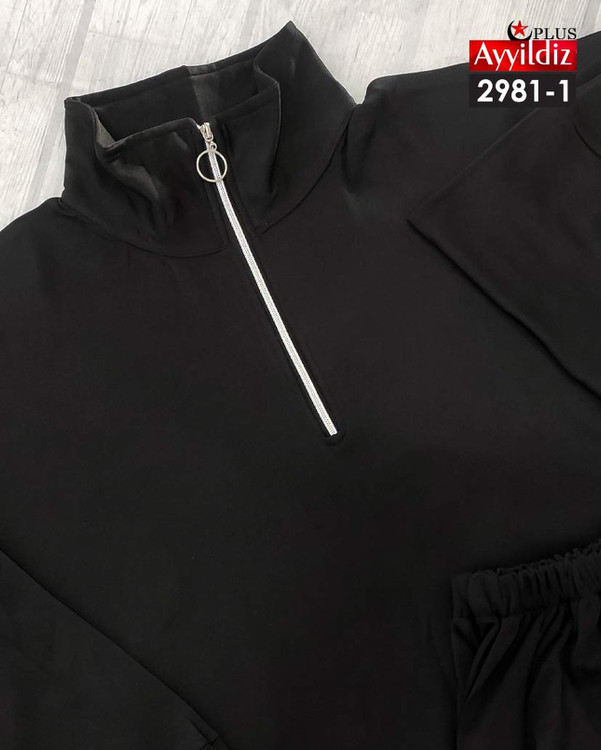 ست بلوز شلوار کرکدار سایز بزرگ کد 2981