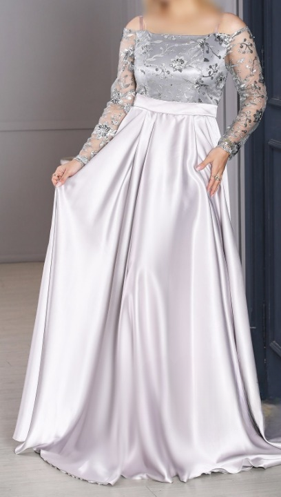 لباس مجلسی زنانه و شب ماکسی مدل آیگل 3