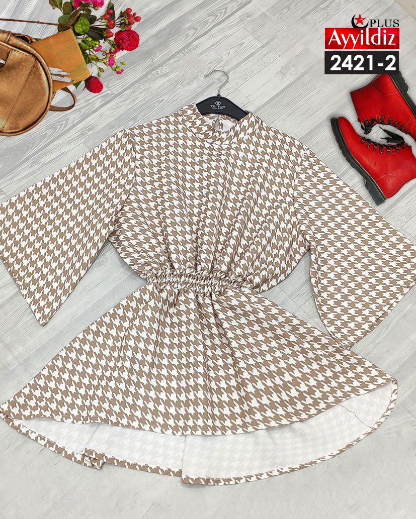شومیز مجلسی زنانه سایز بزرگ کد 2421