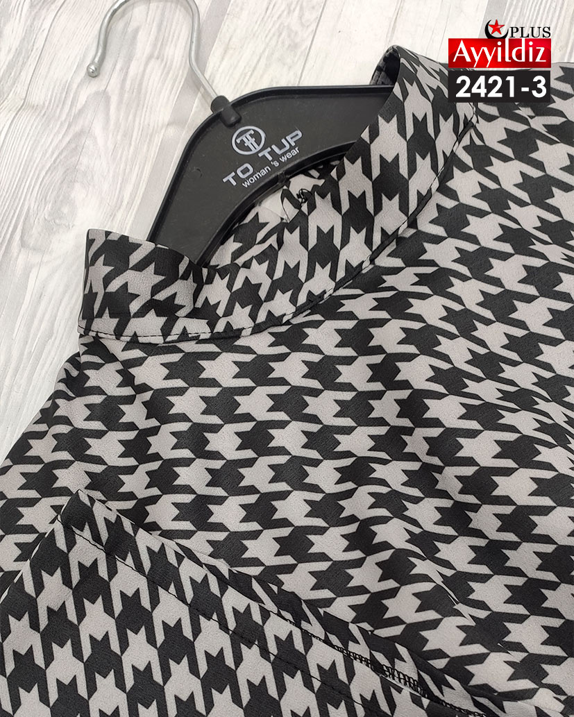 شومیز مجلسی زنانه سایز بزرگ کد 2421