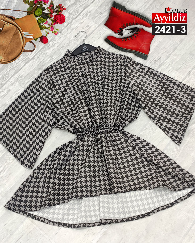 شومیز مجلسی زنانه سایز بزرگ کد 2421