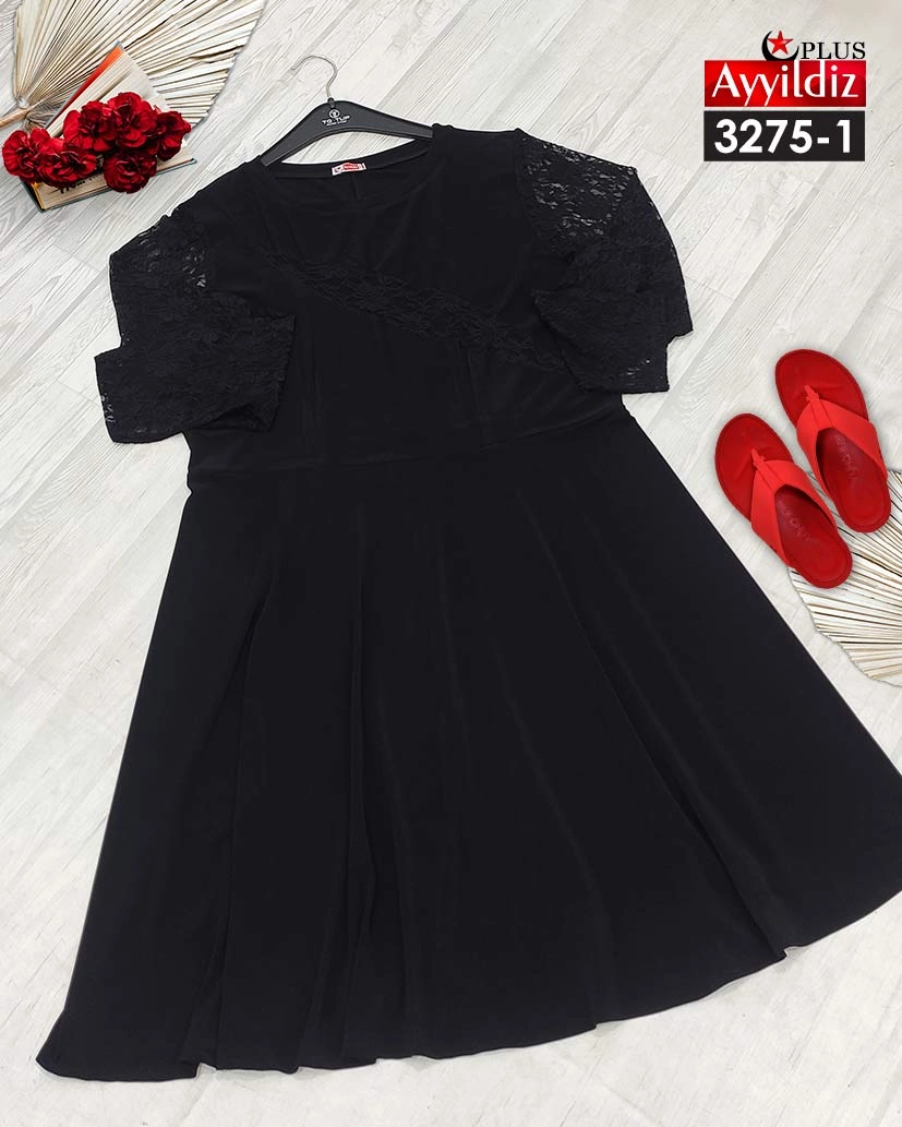 پیراهن مجلسی زنانه سایز بزرگ کد 3275