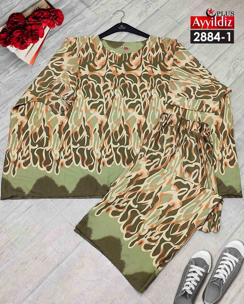 ست بلوز شلوار مجلسی زنانه سایز بزرگ کد 2884