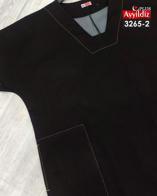 تونیک جین زنانه سایز بزرگ کد 3265