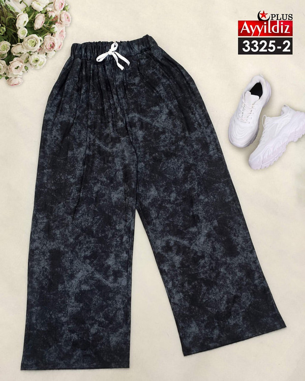 شلوار راحتی زنانه سایز بزرگ کد 3325