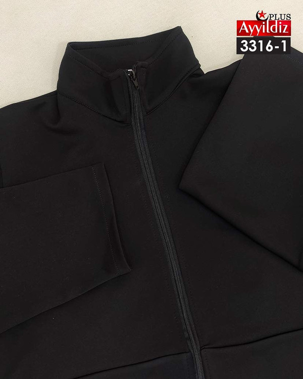 ست سه تیکه سیوشرت شلوار اسپورت سایز بزرگ کد 3316