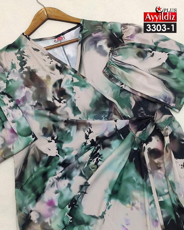 پیراهن مجلسی زنانه سایز بزرگ کد 3303