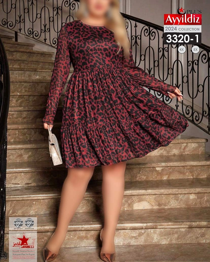 تونیک مجلسی زنانه سایز بزرگ کد 3320